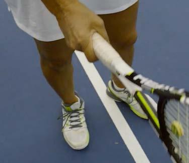 This might work at the lower levels, but when the ball starts to move faster, there is not enough time to change grips. Optimally, you should slowly work to get to a continental grip on your volleys.