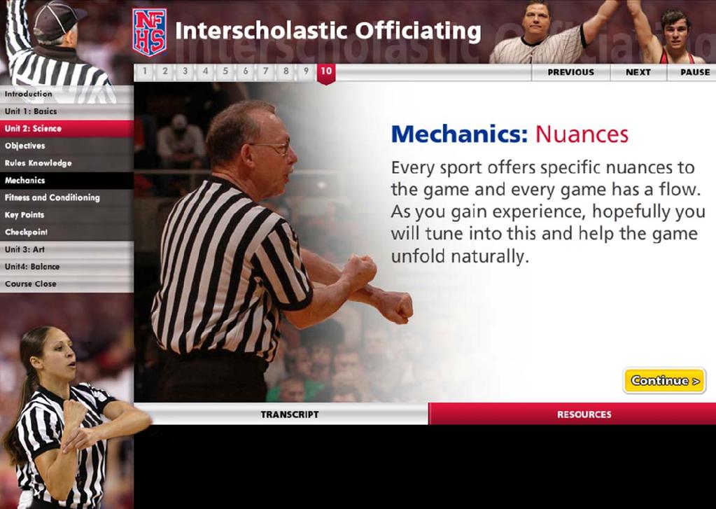 Interscholastic Officiating www.nfhsofficials.