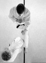 The katas 1 6 are performed in ai-hanmi where both people are right leg forward.