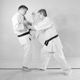 Variations 1. Step in and perform right teisho to the chest or chin of the opponent.
