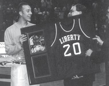 Because of his commitment to the program and outstanding performance over his four-year career, Hildebrand was brought back on December, 994, to have his jersey retired in front of the home fans in