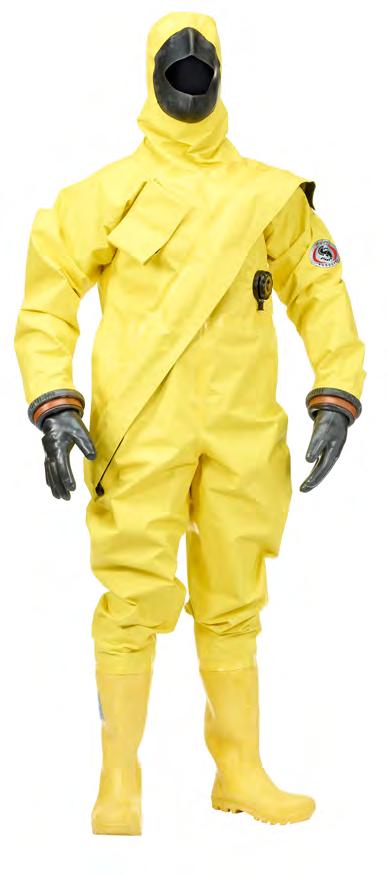 URSUIT HEAVY CHEM Chemical protection suit for professional use URSUIT DIVING DRY SUITS CE approved according to