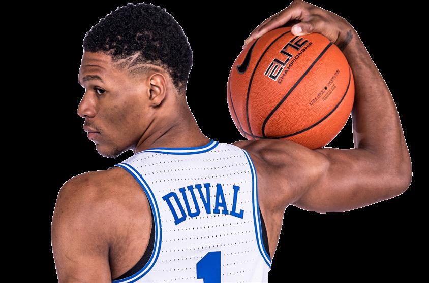 1 TREVON DUVAL Fr. Guard 6-3 186 Truh-VON Duh-VAIL New Castle, Del. IMG Academy [Fla.]» CAREER HIGHS Points 22 vs. Portland State 11/23/17 Rebounds 5 at Miami 1/15/18 Assists 12 vs.