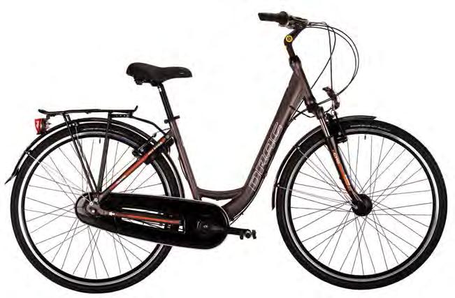 COMFORT Nuvinci Man The perfect city bike for transport and utility purposes. Equipped with fenders, carrier, dynamo hub and light, City Hawk is fully ready for the urban jungle.