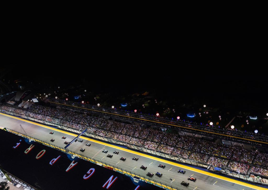 THE 2018 FORMULA 1 SINGAPORE AIRLINES SINGAPORE GRAND PRIX RELISH THE THRILL AND DRAMA OF AN F1 GRAND PRIX UNDER THE STARS.