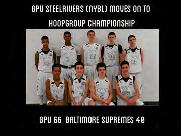 GPU TEAM OF THE YEAR CLASS OF 2019 DOMINATES AREA In 2015, the GPU Steelrivers Class of 2019 represented the program throughout the country, playing in