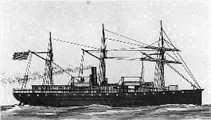 U. S. S. HUNTSVILLE Acquisition.--Purchased August 24, 1861, at New York, N.Y., by George D. Morgan, from H. B. Cromwell & Co. Cost.--$90,000. Description: Class: Screw steamer; wood. Rate, rig, etc.