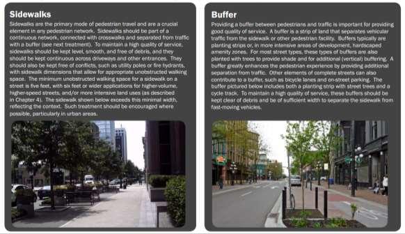 Chapter 3: Existing Plans & Policies NCDOT s Complete Streets Planning & Design Guidelines include several illustrations on how to build a community for people who walk.