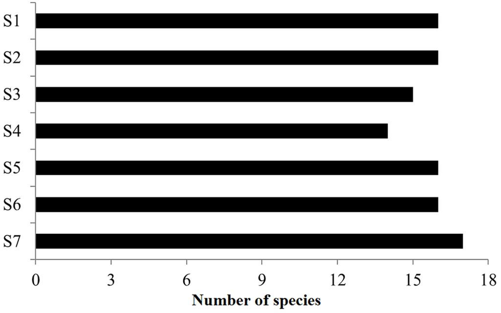 Figure 2 Species richness of fishes