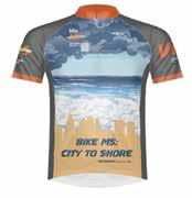 Every cyclist who rides and raises the minimum $300 will receive a 2017 Bike MS: City to Shore T-shirt at the Ocean City finish line.