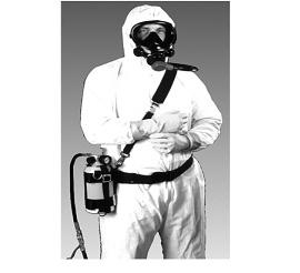In the demand mode, air is supplied to the facepiece when the user inhales, whereas a respirator operating in a pressure demand mode always maintains a static positive pressure in the facepiece and