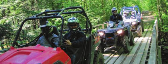 ATV & SIDE-BY-SIDE RENTALS Advance reservations are required for ATV rentals, Side-by-Side s, cabins and guided tours.