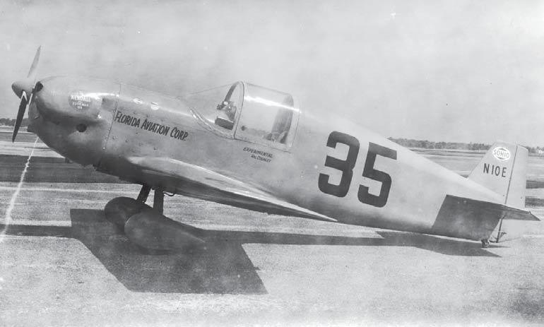 Today, Hal Coonley s Special would probably be considered an attractive sport-racer with good visibility and a sturdy moldedplywood fuselage, but a little heavy and draggy for serious racing.