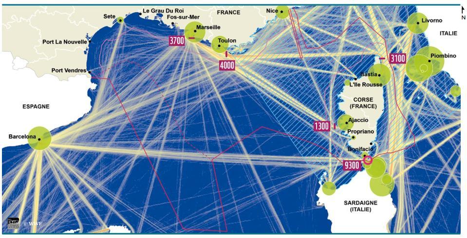 The Problem How is the maritime traffic in Pelagos?
