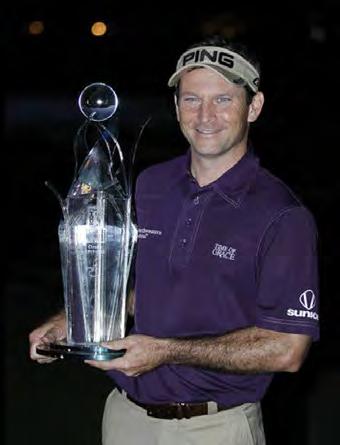 2012 WGC-Accenture Match Play Championships, tied for third at the 2013 Arnold Palmer Invitational, tied for third at the 2009 Memorial behind Tiger Woods, tied for third at the 2003 Valero Texas