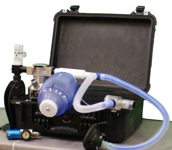 INSTRUCTIONS FOR PORTABLE ANAESTHETIC MACHINE DPA 02 TM The Diamedica Portable Anaesthetic machine DPA 2 TM has three principal components; vaporiser, reservoir, and breathing system.