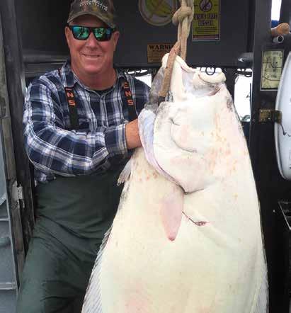 Two Halibut, the occasional Ling Cod, four Rock Fish and two King Salmon make up the limit per day!