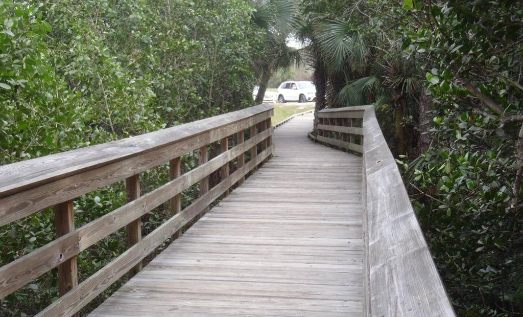 Figure 12 - Bonita Springs boardwalk to kayak launch NMB LAUNCH DESIGN Water Access Access to the water is the ultimate goal without having to cross boulders, broken concrete, rip-rap, or a shoreline