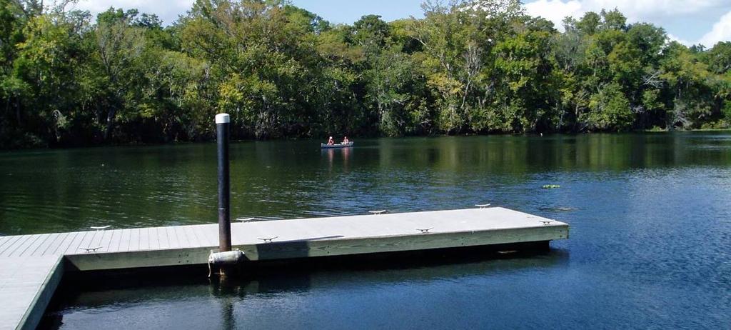 Figure 31 A floating kayak launch that gets a lot of use A floating dock with