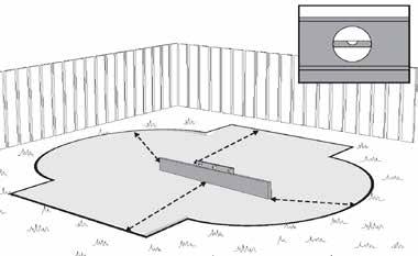 GROUND PREPARATION B. CONT. PREPARE THE FOUNDATION OF YOUR POOL 3. Make the area flat and level a. Remove all the high spots with a shovel, hoe or rake.