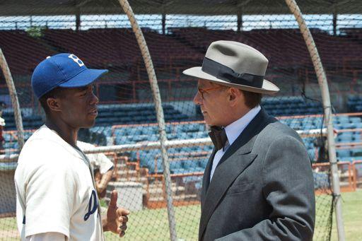 Synopsis In 1946, Branch Rickey (Harrison Ford) put himself at the forefront of history when he signed Jackie Robinson (Chadwick Boseman) to the team, breaking Major League Baseball's infamous color
