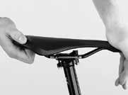 justment of sale position an tilt With patent seat posts (a) one or two bolts fix the lamping mehanism, whih ontrols the tilt an the horizontal position of the sale.
