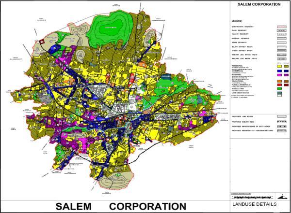 network details physical condition, traffic information. 3. Critically evaluate the data to understand the overall conditions of existing infrastructural facilities in the Salem urban centre. 4.