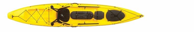 Reasonably fast and a handy length for launching/landing on surf beaches and exploring our rugged coastal features, it is also a good kayak from which to fish at anchor.