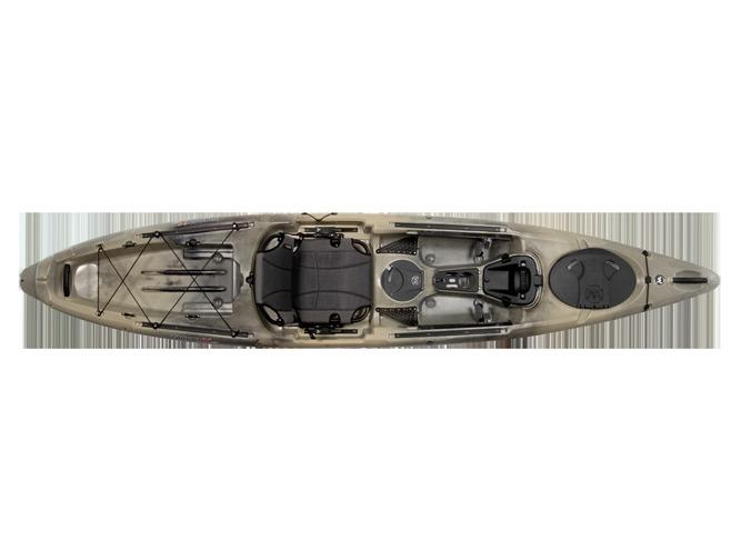 Fishing Kayaks Tootega Huntsman kayaks include 2 rear flush rod holders & free Scotty Rodmaster 2 (Sector and Prophecy models only) Tarpon Angling version - plus 70 Angling versions