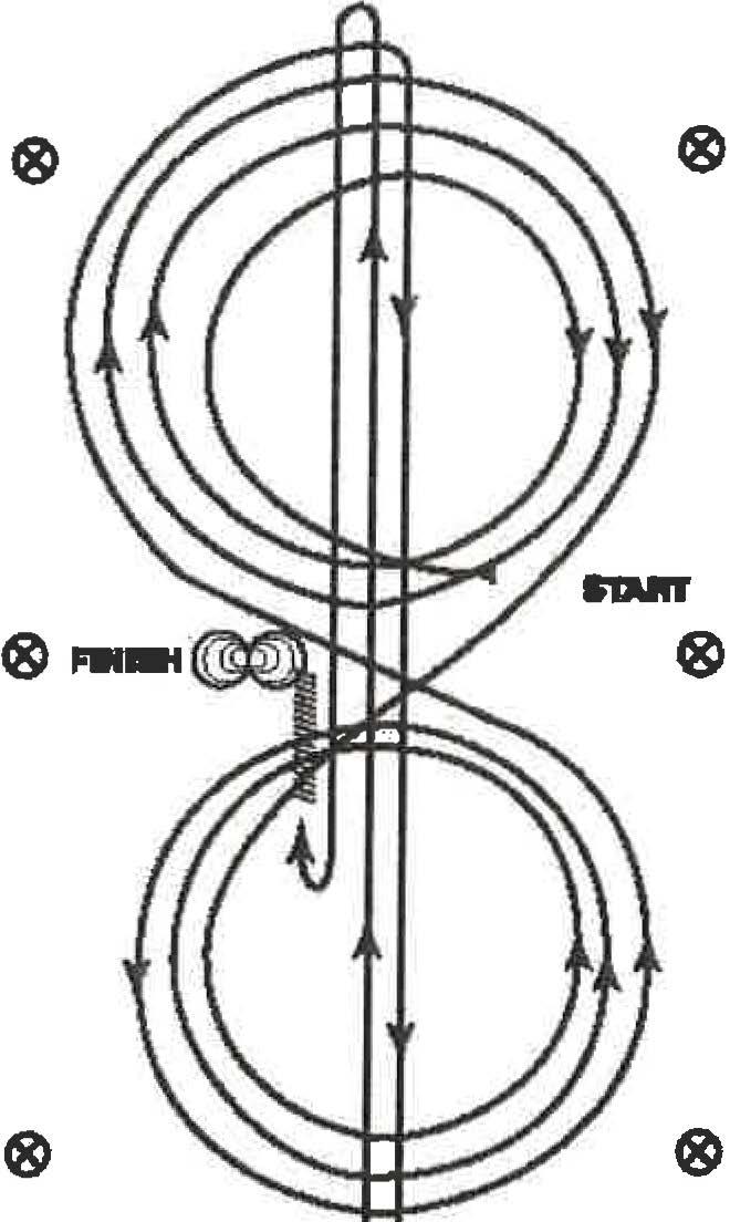 AMERICAN QUARTER HORSE ASSOCIATION Reining Pattern #2 Horse must walk or stop prior to starting pattern. Beginning at the center of the arena facing the left wall or fence. 1.