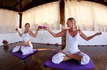 .. The yoga shala is rectangular: 6m breadth, 10m