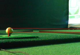 Image #1 Pre Shot Image #2 Post Shot Image #1 above will show what the window should look like prior to your shot. It is important that the red lines are centered on the ball (top to bottom).