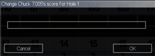 About the Scorecard & Editing the Score: Although P3 has created one of the best putting simulations; there are still folks who do not putt within the software.