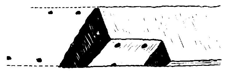 Fig. 135. Broken Material Removed Before the Next Blast. Both short and long-interval delay firing techniques are sometimes used to shoot longer sections of trench per shot.