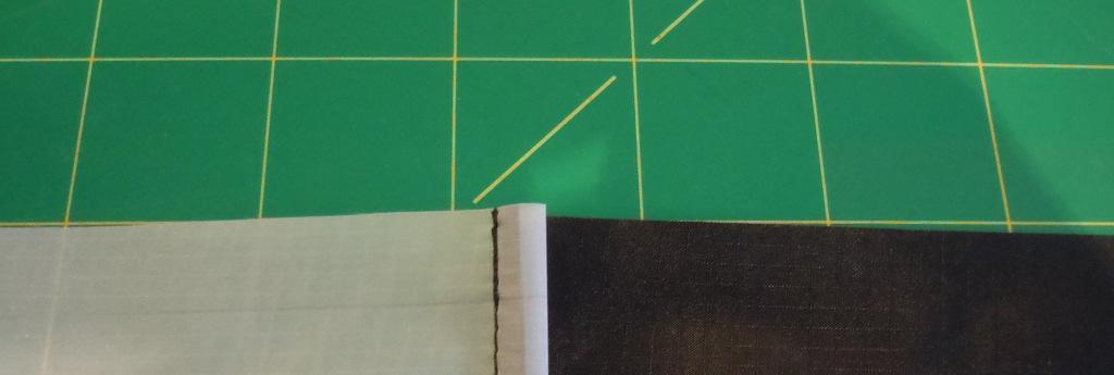(Photo 4) If you are constructing a Quarters layout, there is a nifty trick when it comes to sewing down the seam excess on the