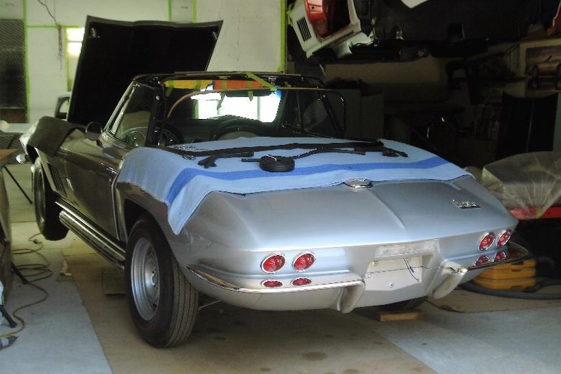 The ole' 1967 Vette is coming to