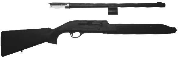 Assembly In the packing, the shotgun is divided into two parts: receiver and barrel group