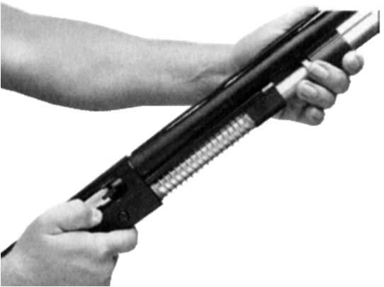 Unscrew the forend cap. 2. Take the forend and the barrel off (figure 15). 3.