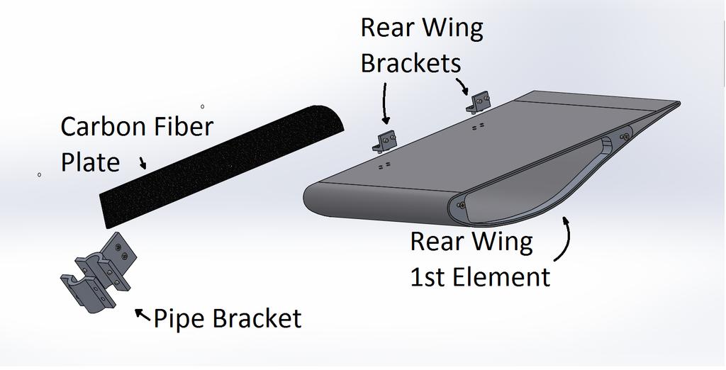 11 Figure 11: Exploded view of the rear mounting assembly.