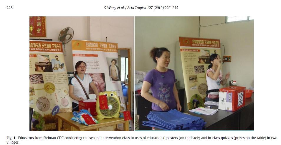 BEHAVIOURAL CHANGE INTERVENTIONS In China, educational materials was used to investigate improvement in