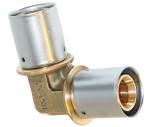 Radiant and hydronic piping systems MLC press fittings MLC press fitting brass couplings connect two pieces of MLC tubing.