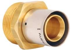 70 D4515075 MLC Press Fitting Brass Adapter, ½" MLC Tubing x ¾" Copper 10 $11.40 D4516375 MLC Press Fitting Brass Adapter, ⅝" MLC Tubing x ¾" Copper 10 $20.