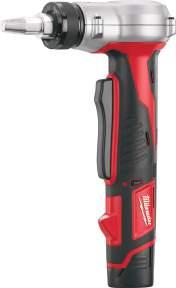 Tools and accessories ProPEX tools and accessories Milwaukee M12 ProPEX expansion tools offer continuous expansions for maximum install speed, have a compact, right-angle design for use in tight