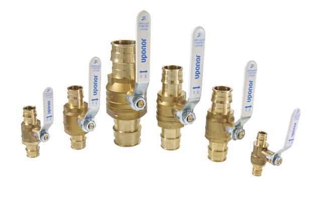 PEX plumbing systems ProPEX LF brass CPVC spigot adapter kits ProPEX LF brass CPVC spigot adapter kits transition from either copper tube size (CTS) or iron pipe size (IPS) CPVC to Uponor PEX piping