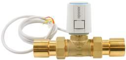 Radiant and hydronic piping systems Thermal zone valves (24 VAC) feature ¾" and 1" sweat connections.