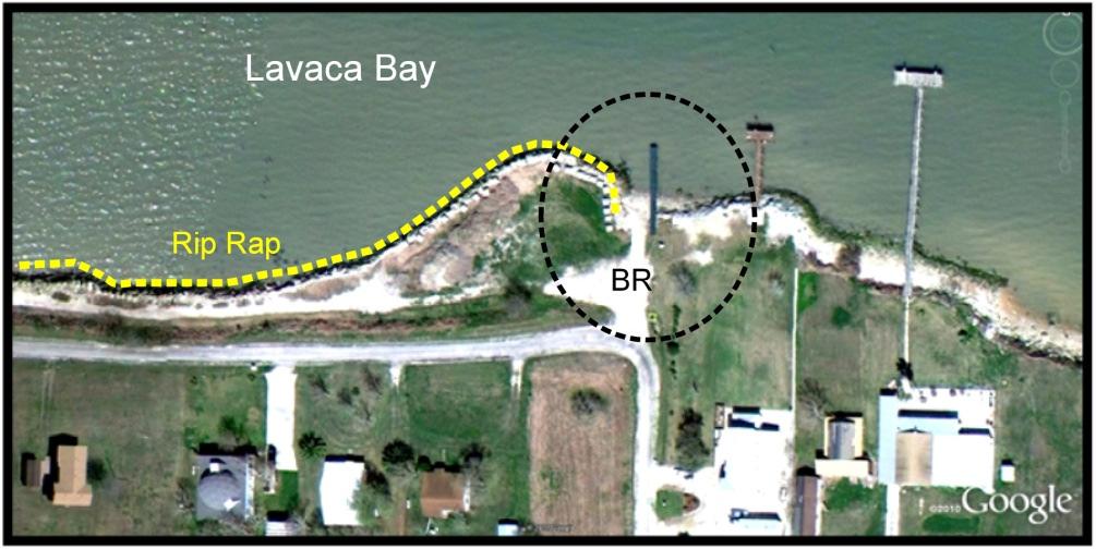 Figure 23. Location of the Alamo Beach (North) Boat Ramp.