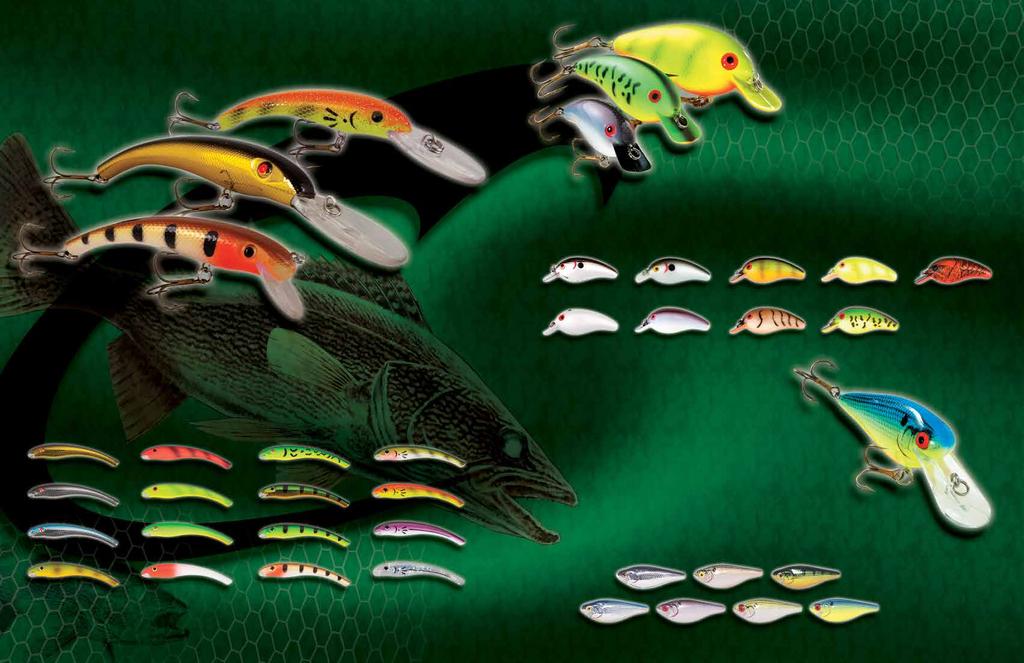 05 74 Wally 06 75 Stinger Big O CDS5 Banana Pepper C77 Fire Tiger C78 Chartreuse Perch The Cordell Big O is the original square-lip crankbait and sold more than 1 million lures during its first