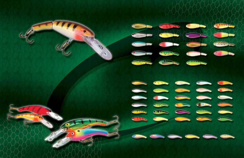 03 76 Wally 04 77 Diver CDJ5 Jointed Wally Diver Colors 41 Fluorescent Red/Black 106 Chartreuse/Red Eye 343 Special Perch 299 Purple Demon 378 Chartreuse/Red Head Cotton Cordell s Wally Diver is one