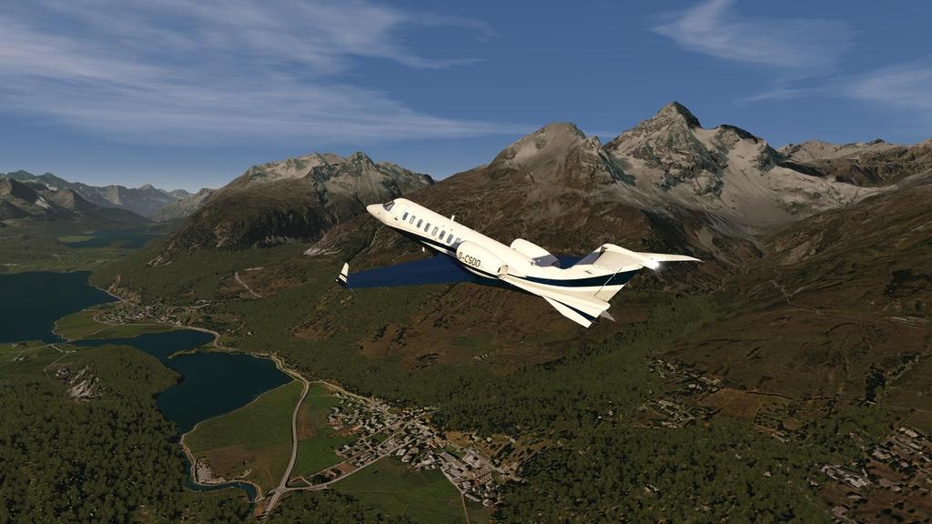 Climbing out in the Engadin