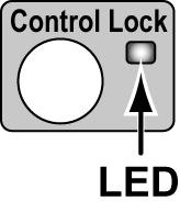 Chapter 5 - Controls Control Lock Ventilation controls and alarm limits settings can be locked to prevent accidental changes. To turn Control Lock on, push the Control Lock button.